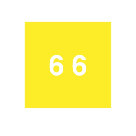 Nevs Ames - Filing Labels - Small - Number 6 1-7/8" x 1-7/8" Yellow XN-AL-SM #6